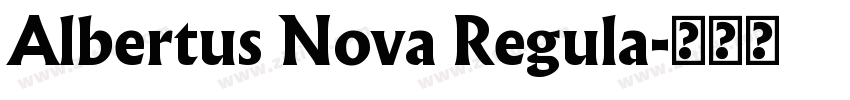 Albertus Nova Regula字体转换